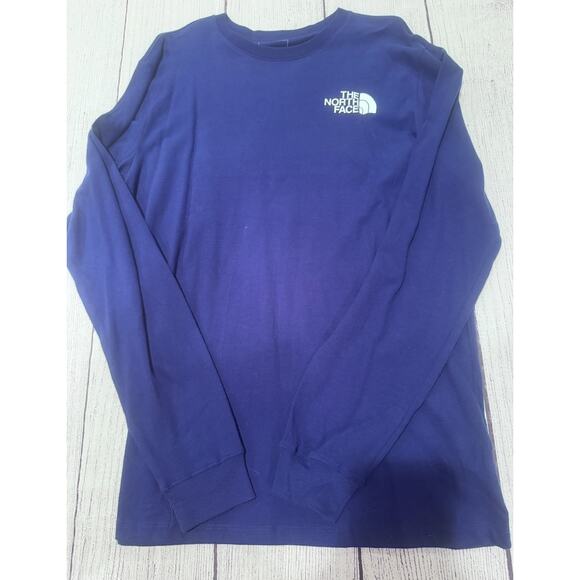 The North Face  Mens Lapis Blue Long Sleeve Shirt  Size M - Picture 3 of 4